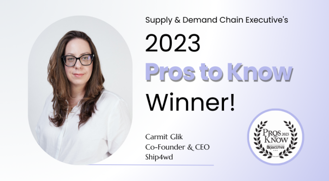 Ship4wd CEO Carmit Glik named among 2023 Pros to Know