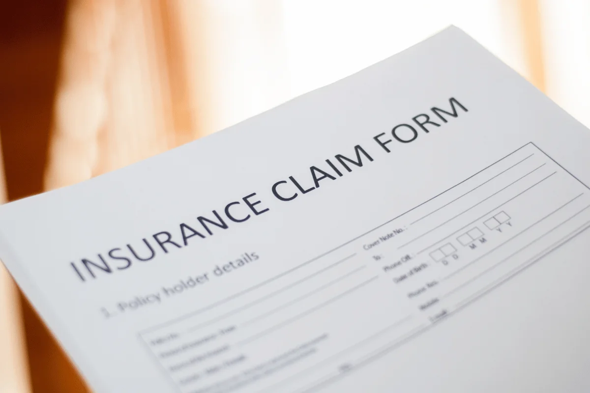 How to Import Toys From China: A Step-by-Step Guide 20 Blank insurance claim form with empty fields for details.