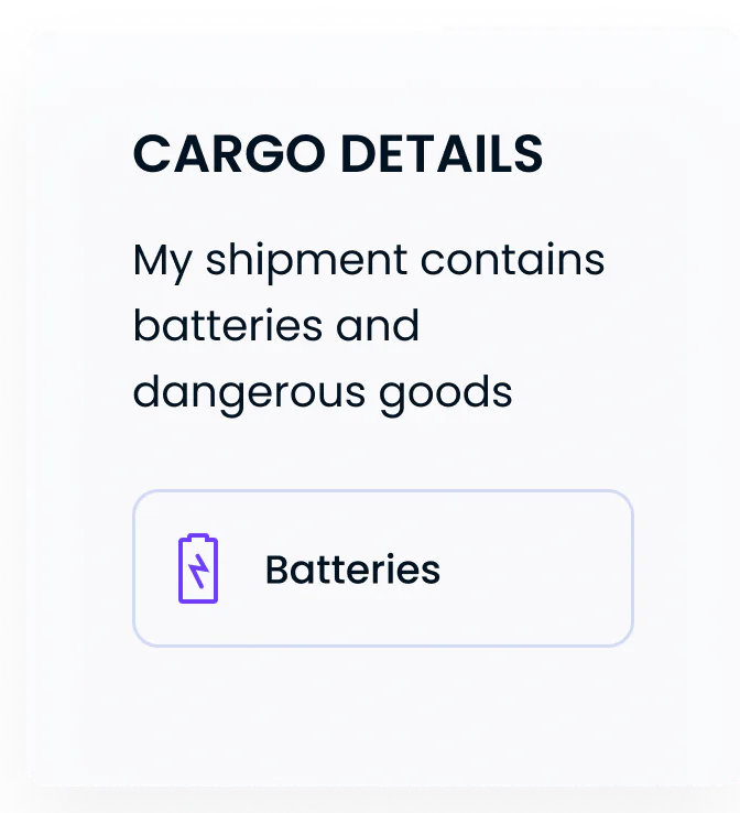 Cargo details